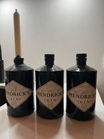 Lege Hendricks Gin Flessen als Kandelaar, Ophalen, Overige materialen, Zwart, Zo goed als nieuw