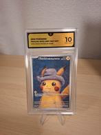 Van Gogh Pikachu Grey Felt Hat GEM MINT 10, Ophalen of Verzenden, Zo goed als nieuw, Losse kaart