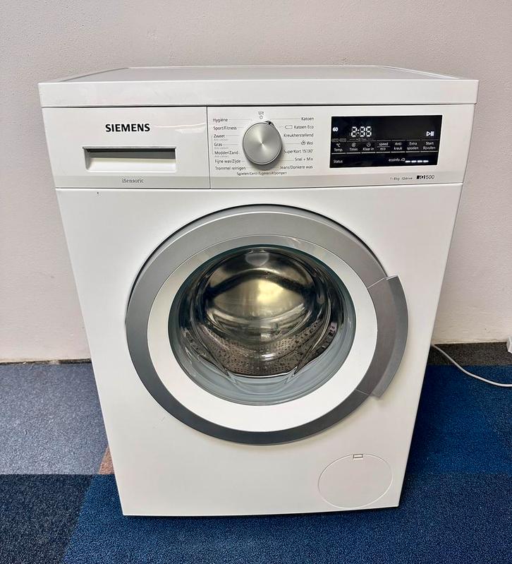Siemens IQ500 Wasmachine IQDrive 8 kg 1400 toeren A+++ class, Witgoed en Apparatuur, Wasmachines, Zo goed als nieuw, Voorlader