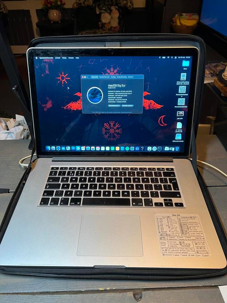 MacBook Pro 15-inch Late 2013, Computers en Software, Apple Macbooks, Gebruikt, MacBook Pro, 15 inch, 2 tot 3 Ghz, 256 GB, 8 GB