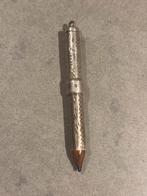 Echt zilveren potlood met houder - 6cm, Ophalen of Verzenden, Gebruikt, Vulpotlood, Overige merken