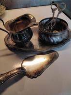 Leuk verzilverd setje, Antiek en Kunst, Antiek | Goud en Zilver, Ophalen of Verzenden