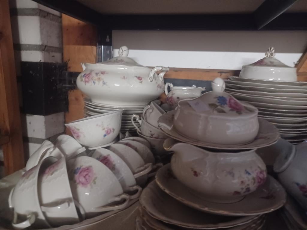 Heel veel mosa barok 3 en 5 boogjes, Antiek en Kunst, Antiek | Servies los, Ophalen of Verzenden