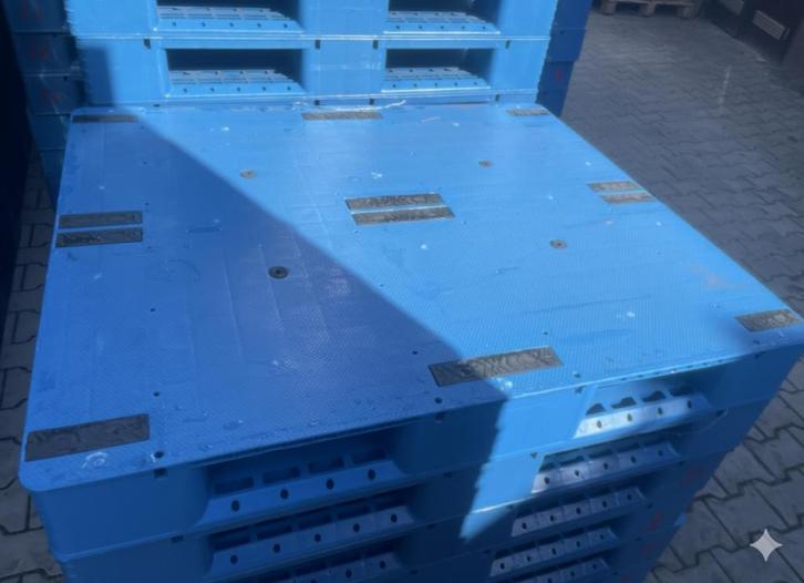 Te koop partij stevige kunstof plastic pallets vlonder vloer, Tuin en Terras, Terrasdelen en Vlonders, Zo goed als nieuw, Kunststof
