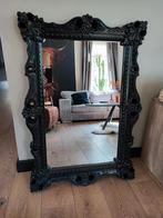 Mooie zwarte barok spiegel., 50 tot 100 cm, 100 tot 150 cm, Rechthoekig, Ophalen
