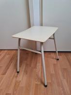 Kruk hocker industrieel met skai crème wit vintage uniek, Ophalen, Gebruikt, Staal