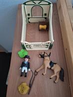 Playmobil paarden box met paard, Ophalen of Verzenden, Zo goed als nieuw, Complete set