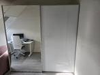 SPOED - Kledingkast Goossens wit met spiegel, Huis en Inrichting, Kasten | Kledingkasten, Ophalen, Met deur(en), Gebruikt, 200 cm of meer