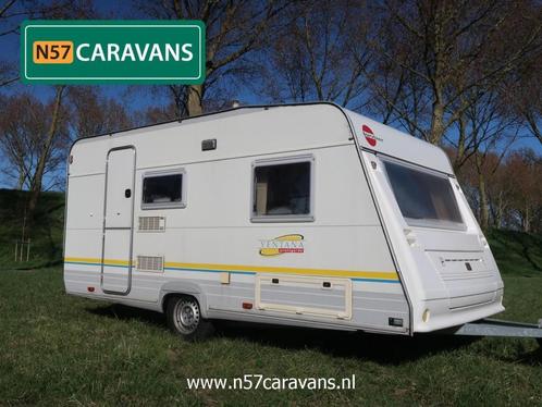 Bürstner Ventana Avantgarde 430 TN / luifel, Caravans en Kamperen, Caravans, Bedrijf, tot en met 4, 750 - 1000 kg, Treinzit, Bürstner