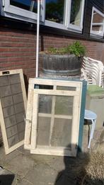 Oude kozijnen, glas in lood, Ophalen, Zo goed als nieuw, Glas in lood, Minder dan 80 cm