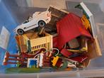 Grote bak Playmobil paarden/manege, auto, trailer, zwembad, Kinderen en Baby's, Speelgoed | Playmobil, Ophalen of Verzenden, Gebruikt