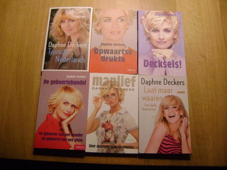DAPHNE DECKERS boeken (6x), Boeken, Biografieën, Zo goed als nieuw, Ophalen of Verzenden
