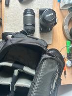 Canon EOS 500D + lenzen 18-55 & 55-250 mm + cameratas m, Spiegelreflex, Canon, Ophalen of Verzenden, Zo goed als nieuw
