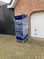 Stelling bakken + rolcontainer 36x de 4 20x de 5, Ophalen, Zo goed als nieuw