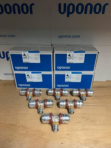Uponor S-Press perskoppeling T-stuk 25x16x25 Partij 20 stuks beschikbaar voor biedingen