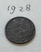 Halve cent munt 1/2 cent 1928 Koninkrijk der Nederlanden, Ophalen of Verzenden, Koningin Wilhelmina, Overige waardes