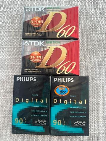 DCC-cassettes van Philips  & TDK NIEUW beschikbaar voor biedingen