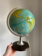 Vintage Globe Lamp - Wereldbol lamp antiek jaren 50, Huis en Inrichting, Woonaccessoires | Wereldbollen, Ophalen of Verzenden
