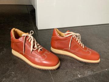 Santoni kalfsleren sneakers 44  Nieuw beschikbaar voor biedingen