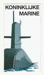 sticker Kon Marine - Onderzeeër, Verzamelen, Ophalen of Verzenden, Marine, Nederland, Overige typen