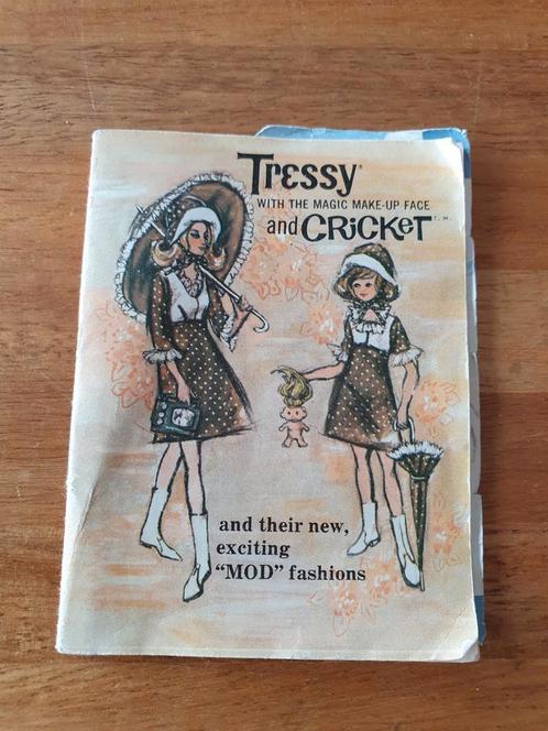 Brochure Tressy with the magic make-up face and Cricket, Verzamelen, Poppen, Gebruikt, Ophalen of Verzenden