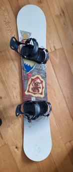 Snowboard met bindingen merk Elan, Sport en Fitness, Snowboarden, Gebruikt, Ophalen of Verzenden, Bindingen
