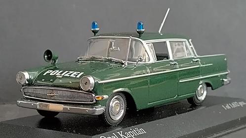 Opel Kapitan Polizei 1:43 Minichamps Pol, Hobby en Vrije tijd, Modelauto's | 1:43, Nieuw, Auto, MiniChamps, Ophalen of Verzenden