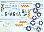 Kits-World decals P-51D Mustang  Passion Wagon C. Weaver1/72, Hobby en Vrije tijd, Modelbouw | Vliegtuigen en Helikopters, Nieuw