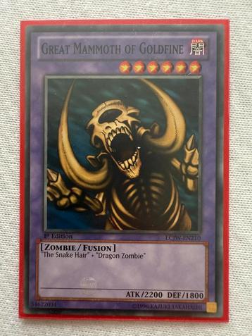 Great Mammoth of Goldfine yugioh beschikbaar voor biedingen