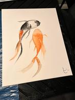 Schilderij Koi vissen - painting, Ophalen