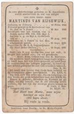 Priester Martinus van Rijsewijk 1841 Tilburg +1885 Den Bosch, Verzenden
