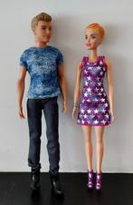 Barbie 2019+ 2 pruiken + ruimtevaartkleding + Ken 2015, Ophalen of Verzenden, Zo goed als nieuw, Pop