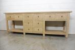 Groot landelijk dressoir 250cm, Nieuw, Ophalen of Verzenden, Landelijk, 200 cm of meer
