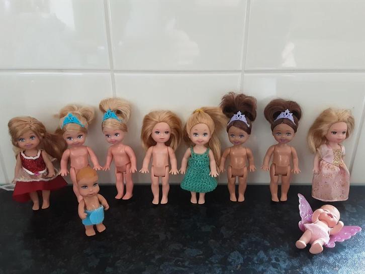 Mattel Shelly's en andere baby's..leuk voor een poppenhuis, Kinderen en Baby's, Speelgoed | Poppen, Zo goed als nieuw, Barbie