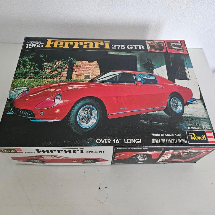 REVELL: FERRARI 275 GTB 1965 (H-1287)  1:12, Hobby en Vrije tijd, Modelbouw | Auto's en Voertuigen, Gebruikt, Auto, Groter dan 1:32