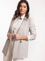 Studio Anneloes Sence check blazer XL, Kleding | Dames, Studio Anneloes, Beige, Maat 46/48 (XL) of groter, Nieuw