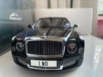1:18 Bentley Mulsanne Grand Limousine by Mulliner Onyx, Overige merken, Gebruikt, Ophalen of Verzenden, Auto