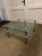 salontafel/hoek glas, Huis en Inrichting, Tafels | Salontafels, Ophalen, 100 tot 150 cm, 50 tot 100 cm, Modern/klassiek