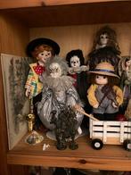 Vintage Poppen clowns pierrots karakterpoppen karakterpop, Antiek en Kunst, Ophalen of Verzenden