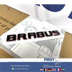 BRABUS ROCKET LOGO ACHTERKLEP LOGO ZWART ROOD LETTERS Merced, Ophalen of Verzenden, Gebruikt, Achter, Mercedes-Benz