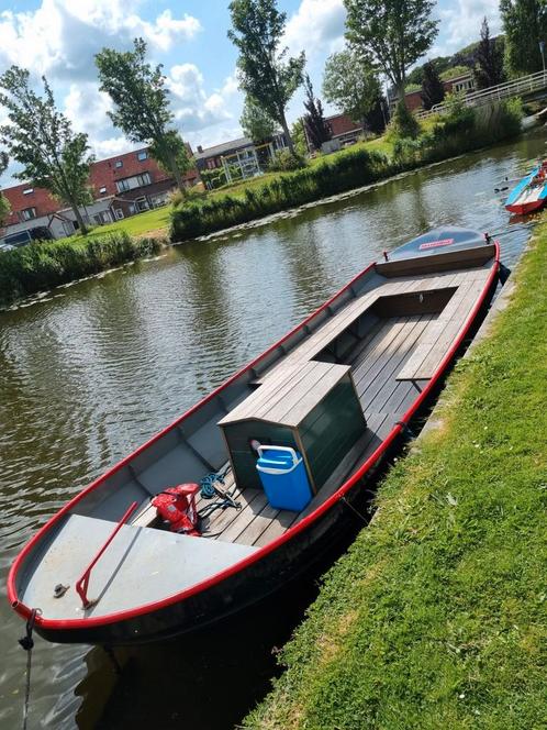 Polderschuit 730 cm met 3 cil. Yanmar, keerkoppeling, bilgep, Watersport en Boten, Motorboten en Motorjachten, Gebruikt, Staal