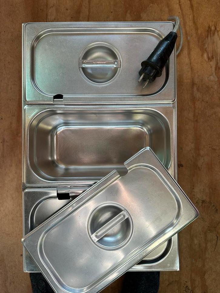 RVS Au Bain Marie - Horeca Apparatuur, Huis en Inrichting, Keuken | Potten en Pannen, Gebruikt, Rvs, Ophalen of Verzenden