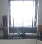 Houten luxaflex, grijs., Ophalen, Gebruikt, Grijs, 100 tot 150 cm