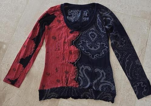 Desigual Dames shirt lange mouw aangeboden, Kleding | Dames, T-shirts, Gedragen, Maat 38/40 (M), Blauw, Lange mouw, Ophalen of Verzenden