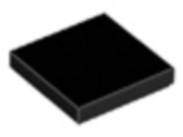 Lego Stenen 5x 2x2 Plaat Tile 3068B Zwart (NIEUW) beschikbaar voor biedingen