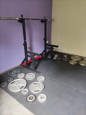 Olympische Halterset (barbell) 140 kg  beschikbaar voor biedingen