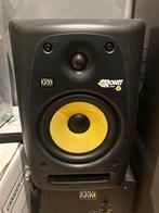 2 KRK Rokit 6 Studio Monitors - + sub Krk 10s, Gebruikt, 60 tot 120 watt, Front, Rear of Stereo speakers, Ophalen