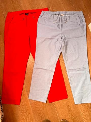 2 dames broeken Louisa Atelier Goldner Schnitt maat 46 beschikbaar voor biedingen