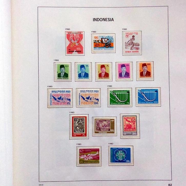 Indonesië 1980 complete jaarset postfris, Postzegels en Munten, Postzegels | Nederlands-Indië en Nieuw-Guinea, Postfris, Nederlands-Indië