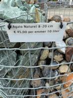 sierkeien Agato Naturel 8-20 cm € 45,00 per emmer 10 liter, Nieuw, Overige materialen, Ophalen